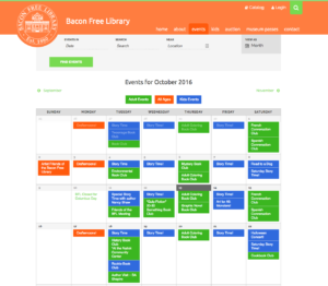 Free Public Library Event Management System