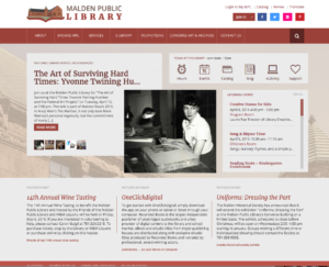 library website redesign