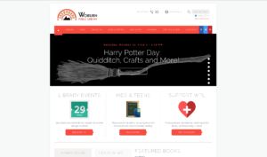 Woburn Public Library Website Design