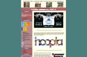 Saugus Public Library Website Before